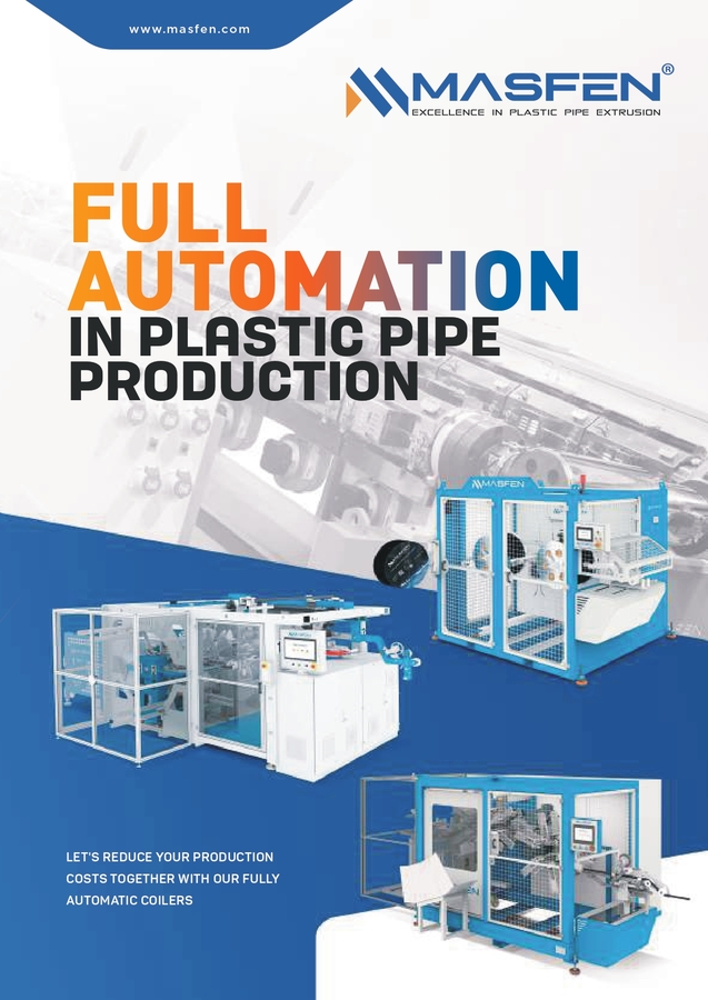 FULLY AUTOMATIC COILERS FOR SMOOTH PE PIPES